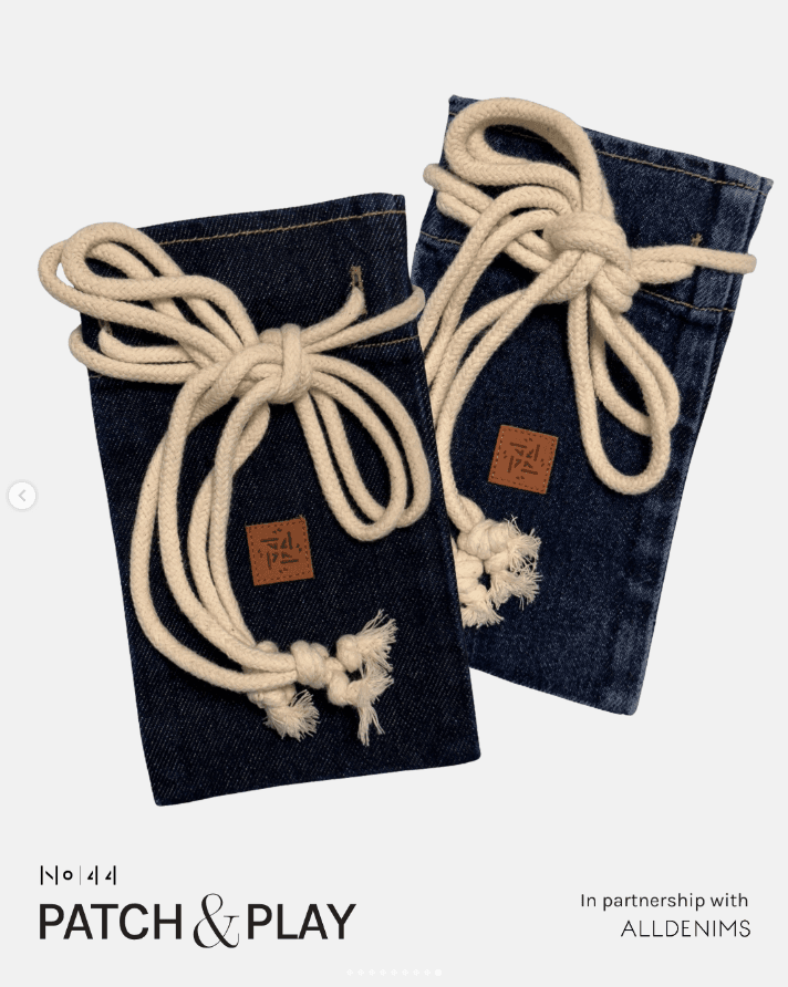 ALLDENIMS Patch & Play finished kit — circular denim craftsmanship